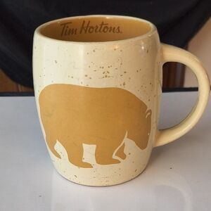 Tim Hortons - Limited Edition - Cream Beige Bear Coffee Mug
